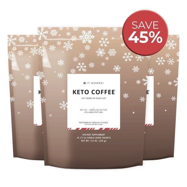 It Works! IT WORKS! Keto Coffee® – Peppermint Mocha Trio