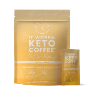IT WORKS! Keto Coffee – Vanilla Creme (30 Servings)