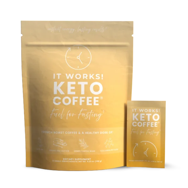 IT WORKS! Keto Coffee – Original (60 Servings)